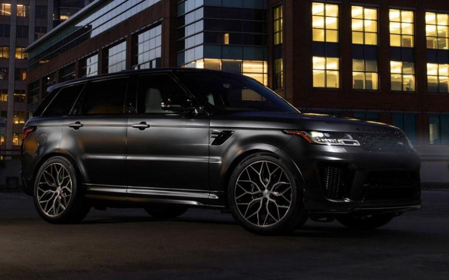 Land Rover Range Rover Sport SVR Matte Black by Designo Motoring on Vossen Wheels (HF-2) '2019